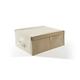 Perfetto Più EasyBox Aufbewahrungsbox aus Kunststoff, Stoff, Naturfarben, 36 x 48 x 19 cm