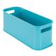 InterDesign 09557EU Peyton Stapelbarer Badezimmer Waschtisch-Organizer für Beauty- und Pflegeprodukte/Vorräte, Handtücher, Plastik, Kente Blue, 40,6 x 15,2 x 15,2 cm