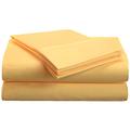 Superior 1500 Serie Solid Deep Pocket Super Weich und knitterfrei Bed Sheet Set, 100% gebürstete Mikrofaser, Gold, Twin/X-Large, 3-teilig