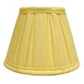 Better & Best 0211507 – Lampenschirm aus Seide, Tabelle breit, 50 cm, gelb
