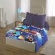 Home Passion 54376 Pack 4 2teilig Mikrofaser Ibiza blau 240 x 300 cm