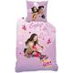 CTI 044201 Disney Soy Illustrated O Soy Luna Roller Bettwäsche Baumwolle Rosa 200 x 140 cm