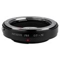 Fotodiox Pro Lens Mount Adapter Compatible with Contax/Yashica (CY) Lenses on Pentax K-Mount Cameras