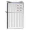 Zippo Feuerzeug 60002683 PL Playboy Benzinfeuerzeug, Messing, high Polish Chrome, 1 x 3,5 x 5,5 cm