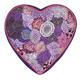 Colorique Bindi gefüllt Herz Kissen Pretty Purple, 30 cm