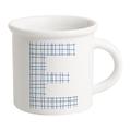 Ilaria.I Ilaria.Die ABC.Mug.Bl. und Mug mit Buchstabe, Porzellan, Blau, 12 x 10 x 10 cm