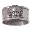 Munka Schweden Zinn Serviette Ring, Metallic Grau