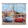 AG Design Disney Cars Kinderzimmer Gardine/Vorhang, 2 Teile Stoff Multicolor 280 x 245 cm