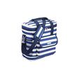 Kitchen Craft We Love Sommer Nautical-Striped Medium Cool Bag, Textil, blau/weiß, 32 x 15 x 34 cm