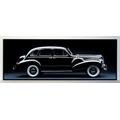 Kunstdruck auf Papier (Plakat) "Foto von 1941 Buick" auf abgeschrägtem 12mm MDF, kein Glas, kein Rahmen, bunt, 96x34x1.2 cm, ErgoPaul, 4AP1732-PL-130-96x34