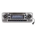 Caliber Retro Autoradio - Auto Radio Bluetooth USB - FM - 1 DIN Radio Auto - Autoradio mit Bluetooth Freisprecheinrichtung - Chrom