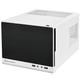 SilverStone SST-SG13WB-Q - Sugo Mini-ITX kompaktes Cube Gehäuse, Plastik-Frontblende mit Faux-Aluminium-Oberfläche, schwarz-weiss