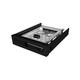 Icy Box IB-2217aStS Wechselrahmen für 2,5" (6,35 cm) HDD/SSD für 1x 3,5" Schacht, SATA III, abschließbar, Vibrationsschutz, trägerlos (schwarz)