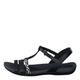 Clarks Damen Tealite Grace T-Spange Sandalen, Schwarz, 37 EU