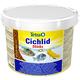 Tetra Cichlid Sticks - Fischfutter für alle Cichliden und andere große Zierfische, schwimmfähige Futtersticks, 10 Liter Eimer