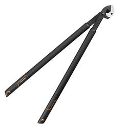 Fiskars SingleStep Amboss-Astschere für trockenes und hartes Holz, Antihaftbeschichtet, Gehärteter Präzisionsstahl, Länge: 82 cm, Schwarz, L39, 1001430