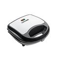 CONCEPT Hausgeräte sv3030 Sandwich-Toaster mit dreieckigen Platten, 700 W, edelstahl / schwarz