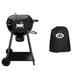 Outdoorchef Kohlegrill, Kensington 570 C, schwarz, 69x75x101 cm, 18.400.03 + Abdeckhaube