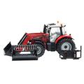 Britains Massey Ferguson 6616 Traktor mit Frontlader, Schiebe Spielzeug aus hochwertigen Material, interaktives Push Toys Spielzeug ab 3 Jahren, für Fans von originalgetreuen Nachbildungen