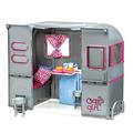 Our Generation Deluxe Camping Anhänger Set - Komplettes Spielzeug Camper Zubehör mit Zubehör für Puppenabenteuer