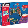 MINT-Forschung Fahrzeug-Baukasten, K'NEX Bildung, Basic Fun, 79320, Lernspielzeug für Kinder, MINT-Lernset mit 131 Teilen, Technik für Kinder, Konstruktionsspielzeug für Jungen und Mädchen Ab 8 Jahren