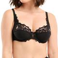 Sans Complexe Damen Push Up COTON D'ARUM Schalen, Spitze, Schwarz, 110D (Herstellergröße: EU: 95D)