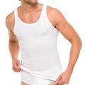 Schiesser Herren 2 PACK Unterhemd ohne Arm - Essential Doppelripp