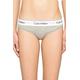 Calvin Klein Damen Slip Bikini Form Baumwolle mit Stretch, Grau (Grey Heather), M