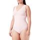 belly cloud Damen Body figurformend mit V-Ausschnitt, Rosa (rose 559), M