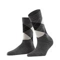 Burlington Damen Socken Marylebone W SO Wolle gemustert 1 Paar, Grau (Anthracite Melange 3090), 36-41