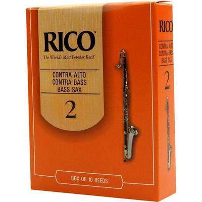 Rico Contra-Alto/Contrabass Clarinet Reeds 2.5 10-pack