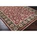 Black/Brown 96 x 96 x 0.63 in Indoor Area Rug - Astoria Grand Attica Oriental Hand Knotted Red/Brown Area Rug | 96 H x 96 W x 0.63 D in | Wayfair