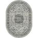 Gray 63 x 0.43 in Area Rug - Astoria Grand Attell Oriental Silver Area Rug Polypropylene | 63 W x 0.43 D in | Wayfair ATGD5668 39940080