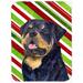 The Holiday Aisle® The Holiday Aisle Rottweiler Candy Cane Holiday Christmas Glass Cutting Board Glass | 0.15 H x 15.38 W in | Wayfair