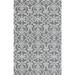 Gray 24 x 0.42 in Area Rug - Ophelia & Co. Galen Handmade Wool Silver Area Rug Wool | 24 W x 0.42 D in | Wayfair OPCO3321 39939308