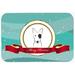 The Holiday Aisle® The Holiday Aisle Bull Terrier Merry Christmas Glass Cutting Board Glass | 0.15 H x 15.38 W in | Wayfair THLA3832 39991420