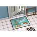 The Holiday Aisle® Saint Bernard Non-Slip Indoor Door Mat Synthetics | Rectangle 1'6" x 2'3" | Wayfair THLA3865 39991480