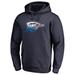 Men's Fanatics Branded Navy Oklahoma City Thunder Gradient Logo Pullover Hoodie