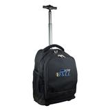 Black Utah Jazz 19'' Premium Wheeled Backpack