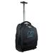 Black Miami Marlins 19'' Premium Wheeled Backpack