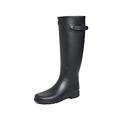 Hunter Women's Original Refined Wellington Boots, Black, 7 UK