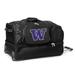 MOJO Washington Huskies Black 27'' 2-Wheel Drop Bottom Rolling Duffel Bag