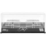 Dale Earnhardt Jr. #88 Hendrick Motorsports 2 Car 1/24 Scale Die Cast Display Case with Platforms and JR Nation Appreci88ion Logo