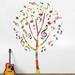 My Wonderful Walls Music Note Tree Wall Decal Canvas/Fabric | 94.5 H x 66.25 W in | Wayfair 1237b-42