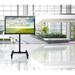 Mount-It TV Floor Portable Pedestal Display Height Adjustable Fixed Stand Mount Fits 13" - 42" TVs in Black | 34 H x 11 W in | Wayfair MI-879