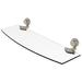 Allied Brass Venus Wall Shelf Glass/Metal in Gray | 2 H x 18 W x 5 D in | Wayfair 433T/18-PNI