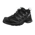 Salomon XA Pro 3D Women's Trail Running and Hiking Shoes, Stability, Grip, and Long-lasting Protection, Black, 5