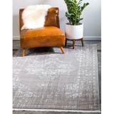 Gray 84 x 0.33 in Area Rug - Ophelia & Co. Paden Multicolor Area Rug Polyester/Polypropylene | 84 W x 0.33 D in | Wayfair BNGL8113 40267146