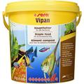 Sera 00191 vipan Großflock. 2 kg (10 l) - der Klassiker - Hauptfutter für alle Zierfische in Gesellschaftsaquarien, Flockenfutter, für schönere und größere Fische