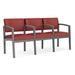 Lenox 3-Seater w/Center Arms in Standard Fabric/Vinyl